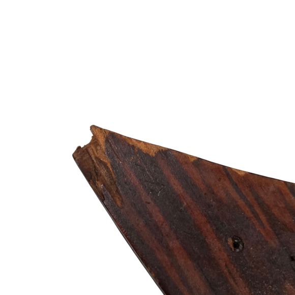 Vintage MCM Hand Made Crescent Moon Stair Step Wood Wall Shelf Celestial Decor - Picture 7 of 12